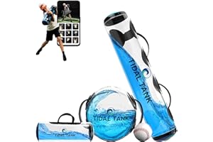 Tidal Tank Baseball Bundle Small: Versatile Training aid Equipment with Adjustable Water Filled Weight & Aqua Bag for Youth Athletes and Coaches - 30 lbs Tube + 33 lbs Sphere + 7 lbs Hand Tank