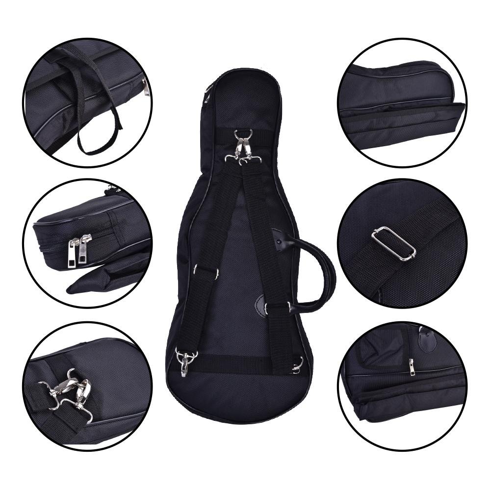 Violin Case Bag Backpack, Professional Portable Violins Soft Case Box