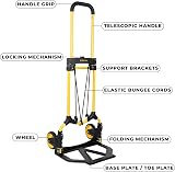 Stanley Folding Hand Truck SXWTD FT580 Yellow 70 kg Capacity view 4
