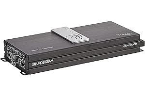 Soundstream PN4.1000D 1000W 4-Channel Picasso Nano Series Class D Amplifier, Gray