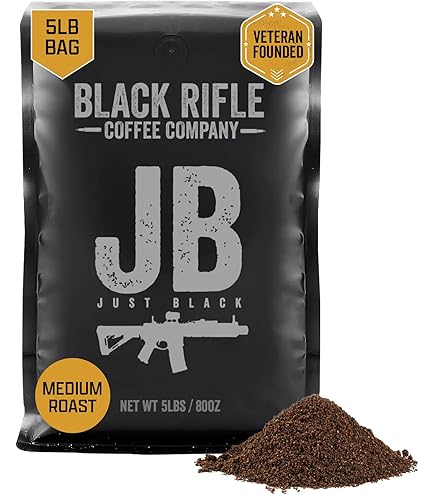 Amazon.com : Black Rifle Coffee Company Just Black Whole Bean 5 lb