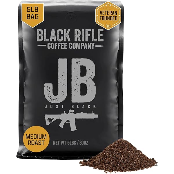 Amazon.com : Black Rifle Coffee Company Just Black Whole Bean 5 lb