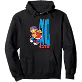 Garfield Cool Cat Retro 90's Cartoon Cat Pullover Hoodie