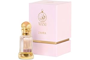 WANI Zahra Rose Concentrated Arabic Perfume Oil Attar – Luxury Natural Rose Perfume Oil, Musk & Oud – Alcohol-Free Arabic Per
