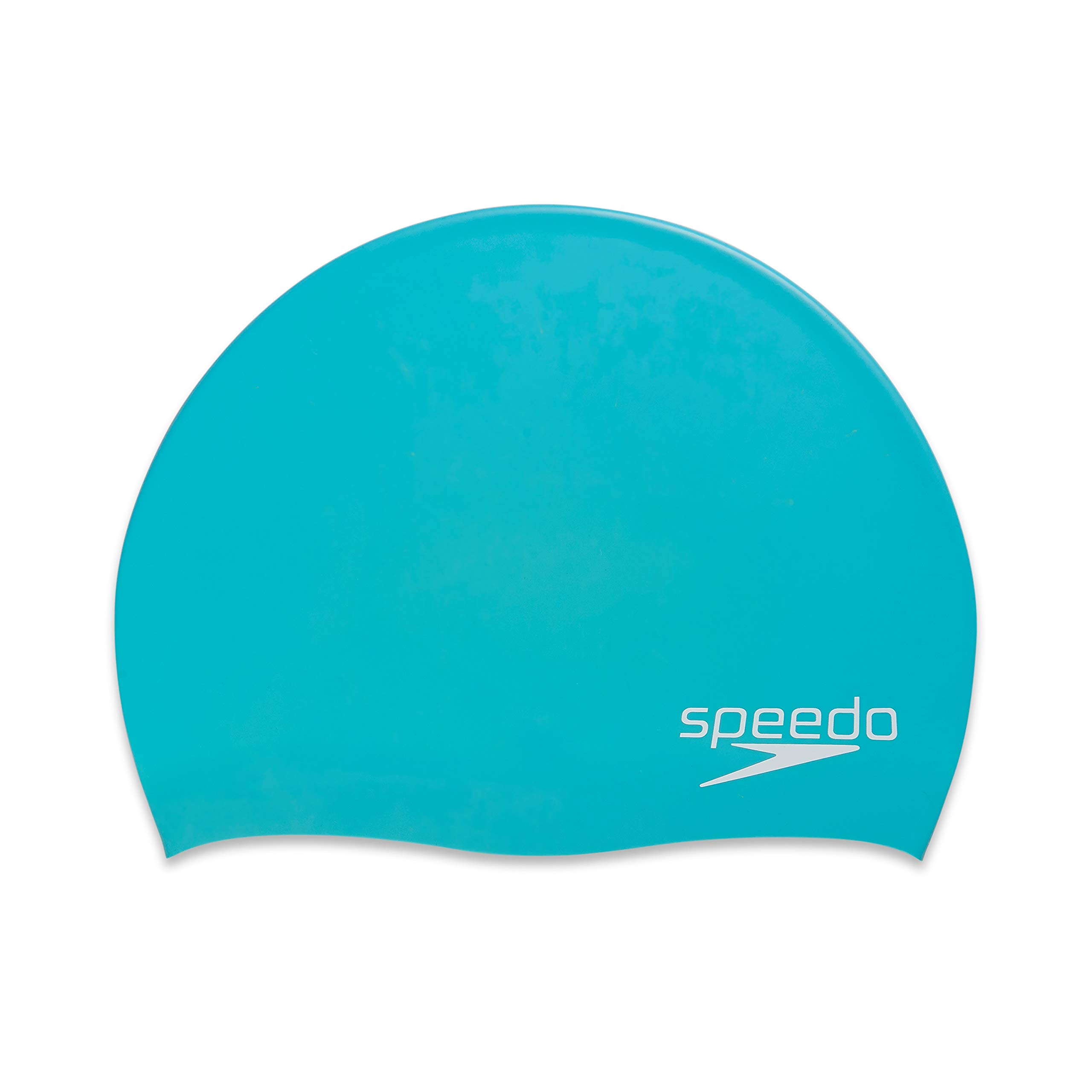 Speedo Unisex-Adult Swim Cap Silicone Elastomeric, Teal