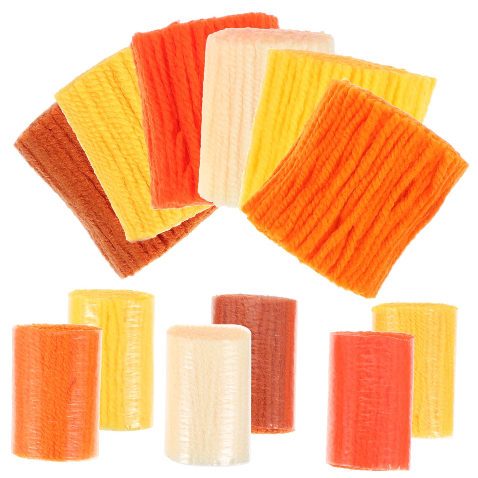 CORHAD 12pcs Carpet Embroidery Yarn DIY Rug Yarn Decorative Latch Hook Yarn Tufted Rug Yarn Hooking Kits Embroidery Kits DIY Making Yarns Knit Wool Rug Hook up Household Acrylic