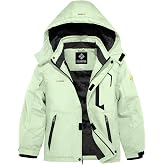 GEMYSE Boy's Waterproof Ski Jacket Fleece Winter Coat with Detachable Hood | Windproof, Insulated, Durable SBS Zippers, Multiple Pockets, for Snow Play &amp; Cold, Wet Weather