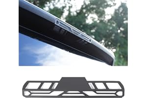 TOYCIDFG Tail Light Brake Light Cover Trim Compatible with Toyota Tacoma 2024 2025, Aluminum Alloy Rear 3rd Brake Center High Mount Stop Lamp Hollow Out Cover Trim