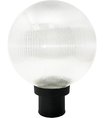 KASTLITE FP118-9ACC Acrylic Clear Acorn Light Cover – 25.75” Height X 16.375” Diameter, Fitter Neck, For Street Lights & Outdoor Fixtures (Made In USA)