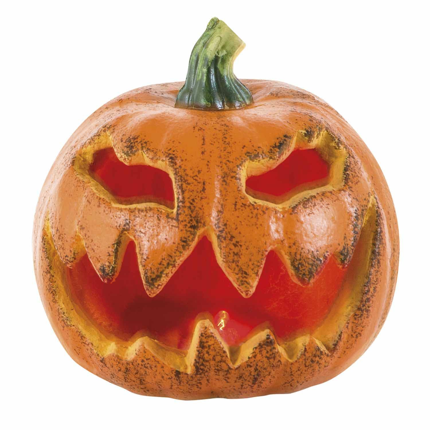 Boland 73000 Pumpkin Decoration, Size Approx. 16 cm, Decorative Object, Stand, Halloween, Trick or Sour Scary Party