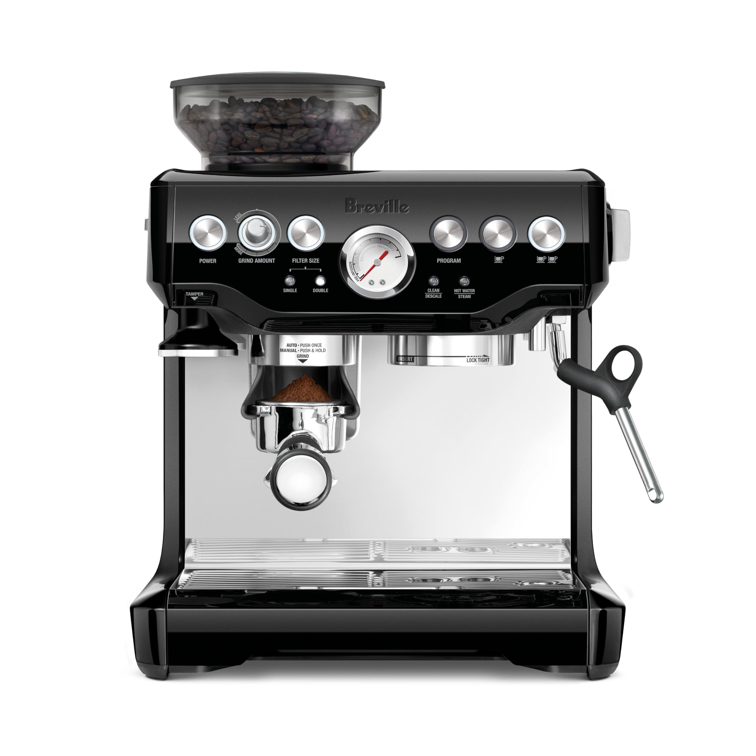 Breville Barista Express Cafetera espresso BES870BSXL, sésamo negro