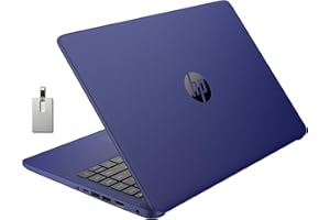 HP Stream 14" HD BrightView Laptop, Intel Celeron N4120, 8GB RAM, 64GB SSD, Intel HD Graphics, 720p Webcam, 1 Year Office 365