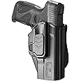 Taurus G2C Holsters, Polymer Paddle Holster Fit Taurus G2C/G3C, Taurus Millennium PT111/PT140 G2. Open Carry Holster for Outside Waistband, Index Finger Release System/Adjustable Cant. Right Hand