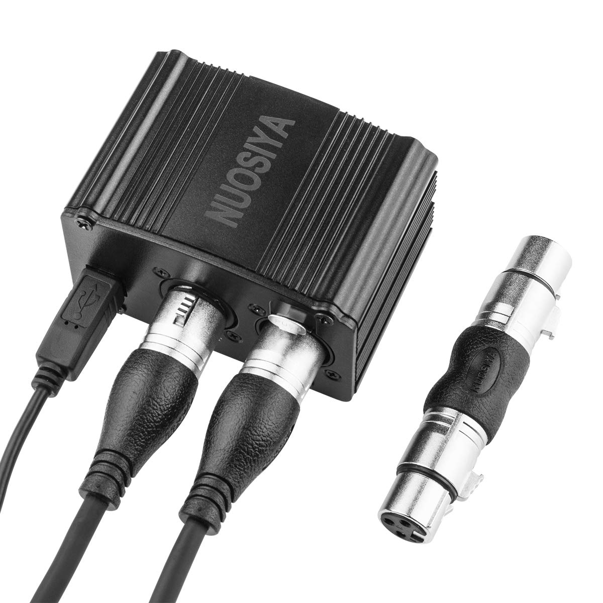 Nuosiya 1 Channel 48v Phantom Power Supply With 6 Feet Usb Cable Xlr Adapter Xlr 3 Pin Microphone Cable For Any Condenser Microphone Music Recording Equipment Nayancorporation Com