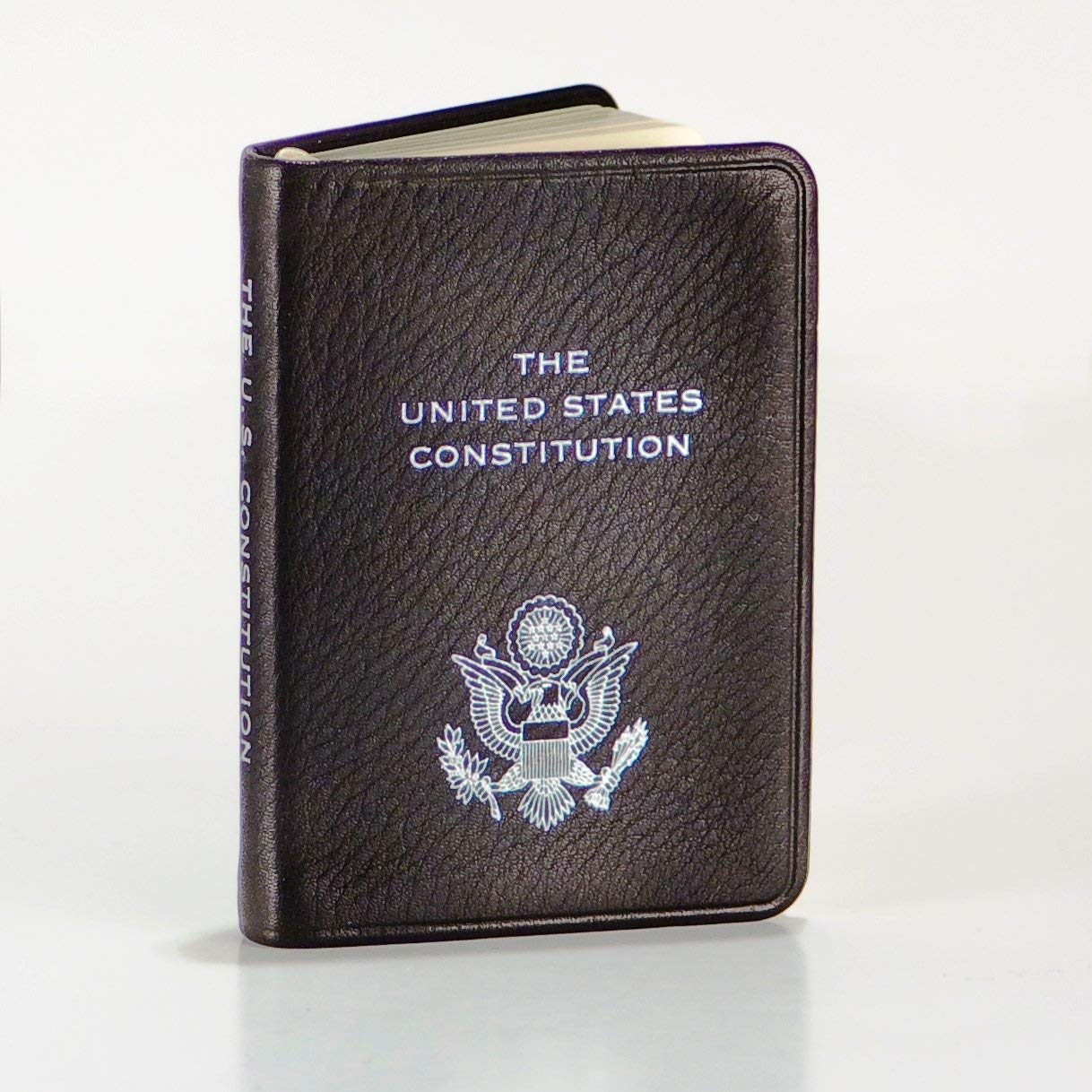 United States Constitution, Pocket Size, Genuine Leather, Embossed