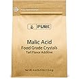 PURE ORIGINAL INGREDIENTS Malic Acid (4 oz) Food Grade Crystals, Tart Flavor