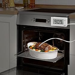 Digital Oven Thermometer with Probe Grill Meat