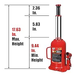 BIG RED 20 Ton (40,000 LBs) Torin Welded Hydraulic