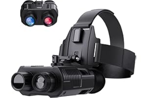 Dsoon Night Vision Goggles, Night Vision Binoculars, Digital Infrared Goggles with Screen for Viewing 984ft/300m in 100% Darkness,FHD 4K Video for Hunting & Surveillance