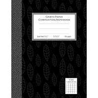 Graph Paper Composition Notebook, Quad Ruled 5 squares per inch, 100 pages: 9.75 in. x 7.5 in. (9 3/4" x 7 1/2"), Quad Ruled 5x5 Composition Notebook, ... Soft Cover (Notebooks For College Students)