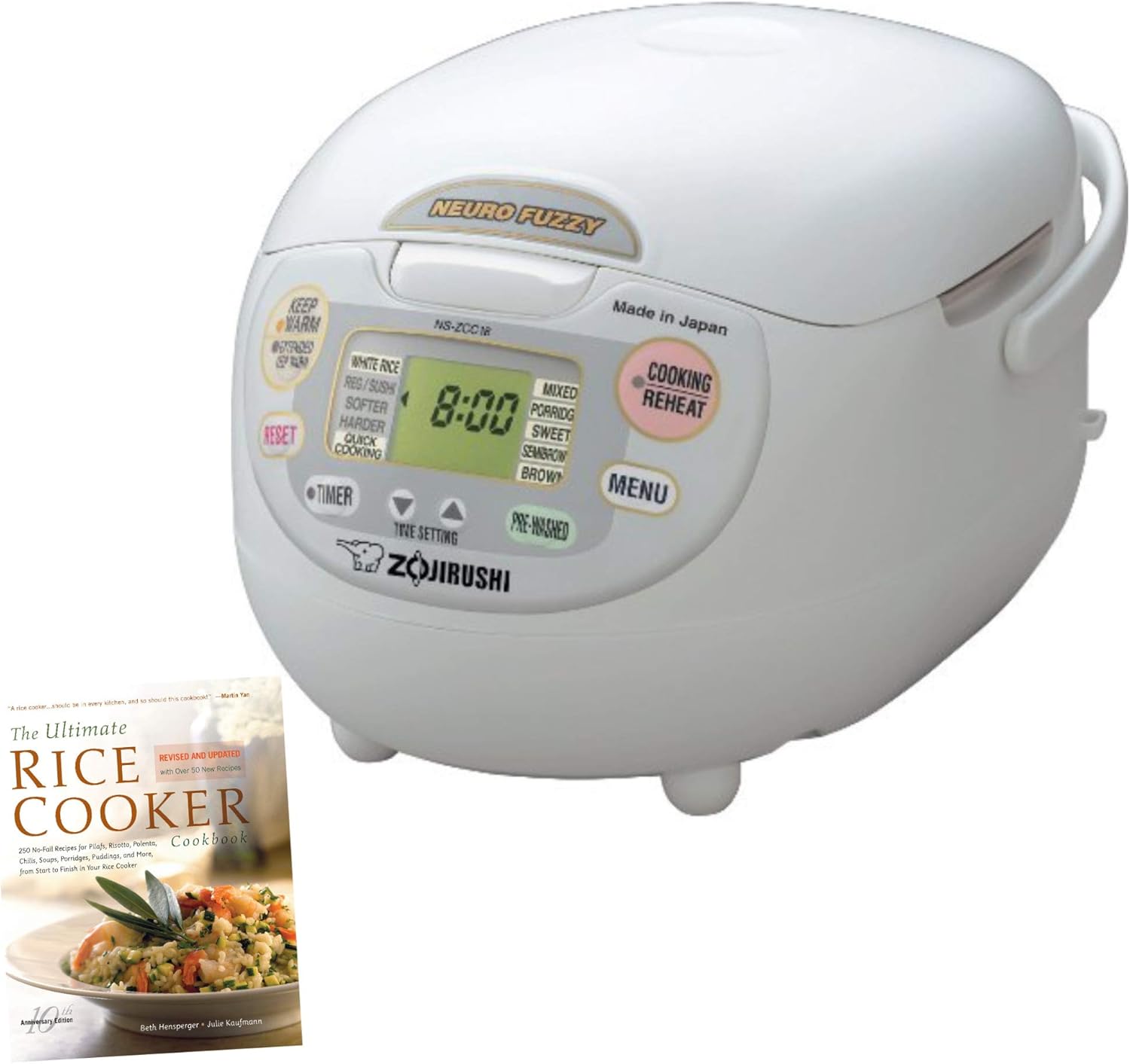 Zojirushi NSZCC18 10Cup Neuro Fuzzy Rice Cooker, 1.8