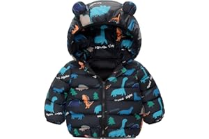 Infant Boy Girl Puffer Jacket Cute Coats Winter Windproof Snowsuits Warm Outerwear