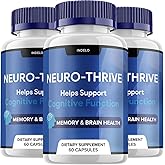 (3 Pack) Neuro Thrive Brain Supplement, Neuro Thrive for Memory Formula, Neuro-Thrive PQQ to Reduce The Negative Effects of B
