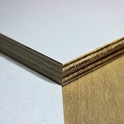 3/4" / 18mm White Melamine Faced Baltic Birch
