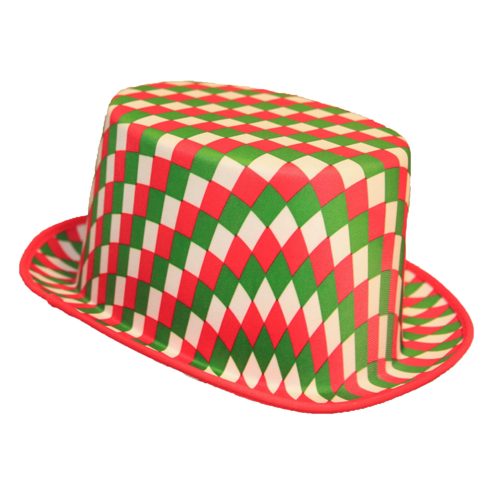Top Hat Chequered (R/G/W)
