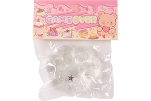 CAENYO Taba Squishy Cat Paw Squeeze Toys,Sensory Fidget Toy for Your Best Mellow and Chill,Party Favors, Birthday Gift, Squishy Toys for Adults (Transparent)