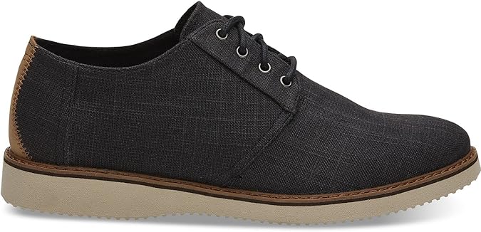 grey linen men's preston dress shoes
