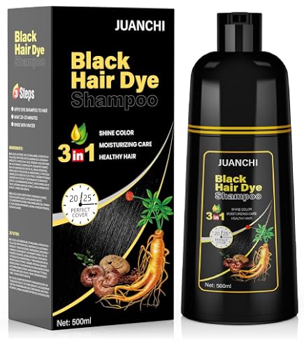 Instant Black Hair Shampoo 14.1 fl oz (400 ml), gentle botanical