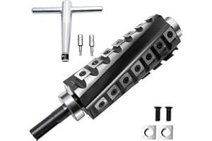 FHONK 6-inch Spiral Helical Cutterhead for Jet Thickness Planer (6 inch)