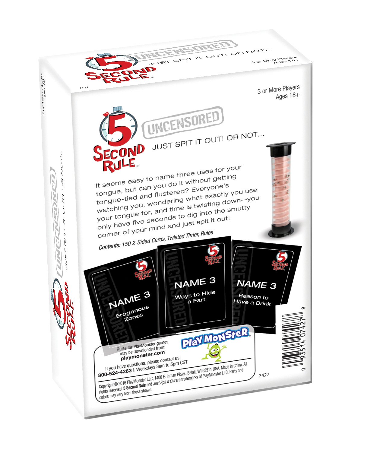 5 second rule game template