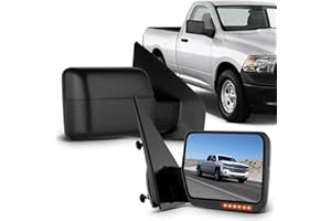ECCPP Towing Mirrors Replacement fit for 2004-06 for Ford for F-150 Truck Pair Set Power Heated Signal Lighted Side View