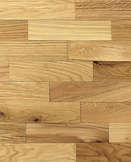 Wodewa Wood Cladding For Interior Walls 1m Natural Oak Rustic Wooden Wall Cladding 3d Panels Modern Wall Covering Living Room Kitchen Bedroom Decoration Panelling Oiled Amazon Co Uk Diy Tools