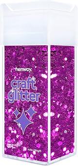 Hemway Glitter Shaker Fuchsia Pink 110g Super Chunky Craft Glitter