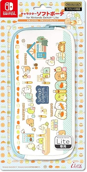 Amazon 任天堂ライセンス商品 ニンテンドースイッチlite用キャラクターソフトポーチ For ニンテンドーswitch Lite すみっコぐらし すみっコパンきょうしつ Switch ゲーム