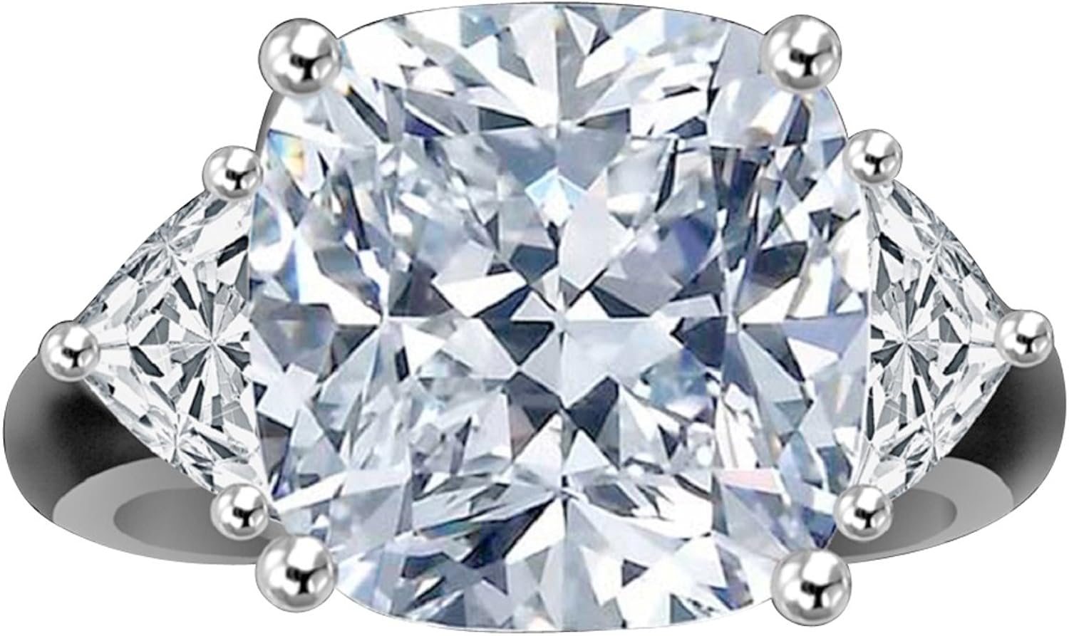 Diamond Veneer 10 CT.(12x12mm) Intensely Radiant Square