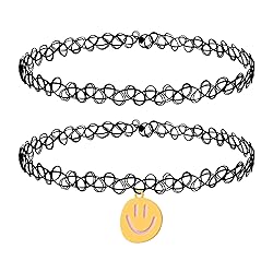 BodyJ4You Tattoo Choker Necklace - 90s Choker