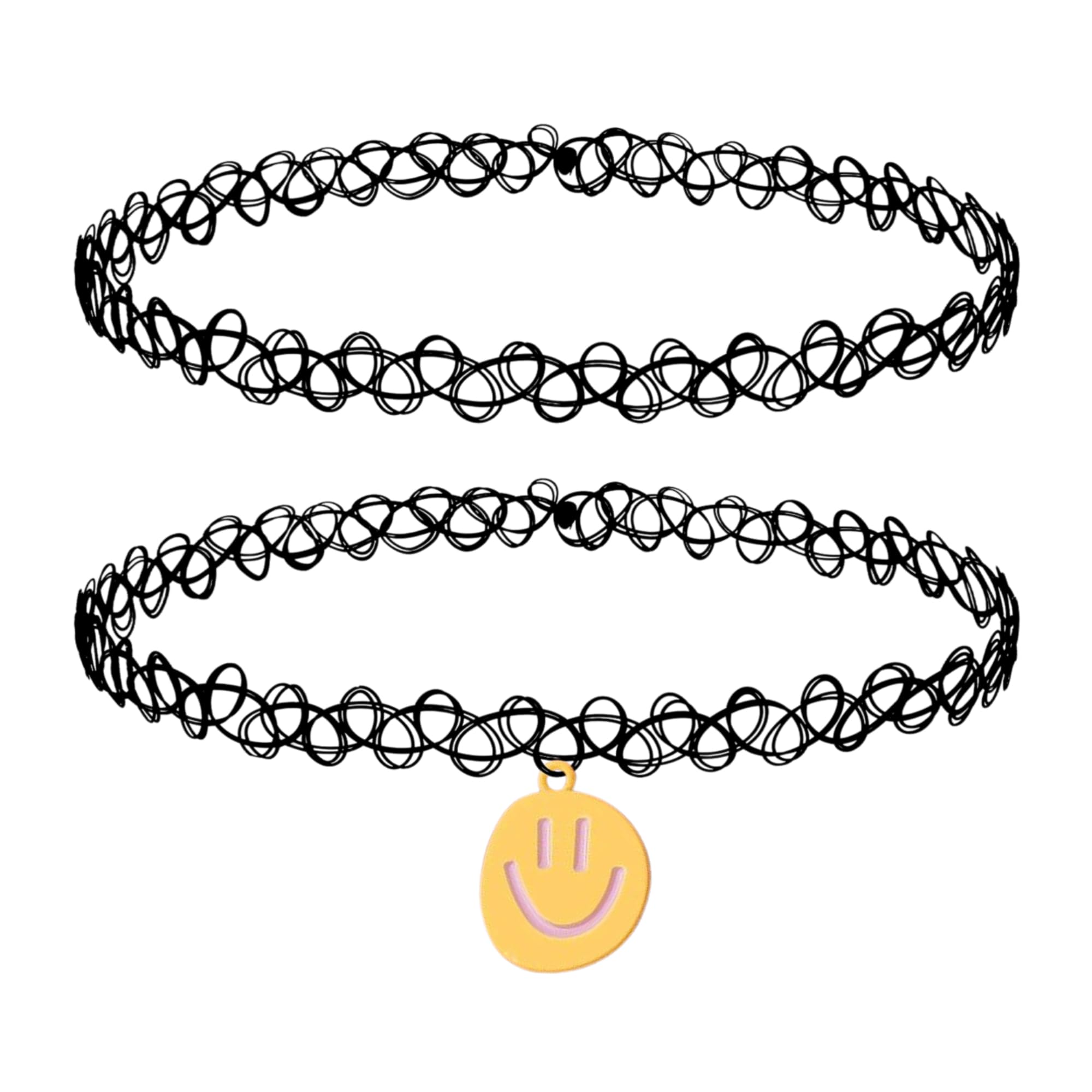 BodyJ4You Tattoo Choker Necklace - 90s Choker