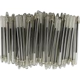 Comfort Axis Flexible Non-Lethal Safety Pens 4" Bendable Pens for Hospitals, Mental Health Institutions and Prisons, Black (Pack of 50)