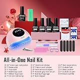 JODSONE Gel Nail Polish Kit with UV Light 32 Colors + Tools view 3