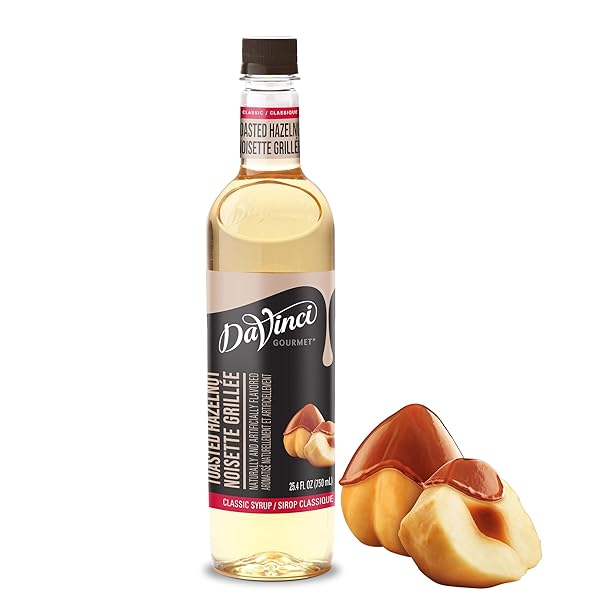 DAVINCI GOURMET CLASSIC TOASTED HAZELNUT SYRUP, 25.4 FLUID...