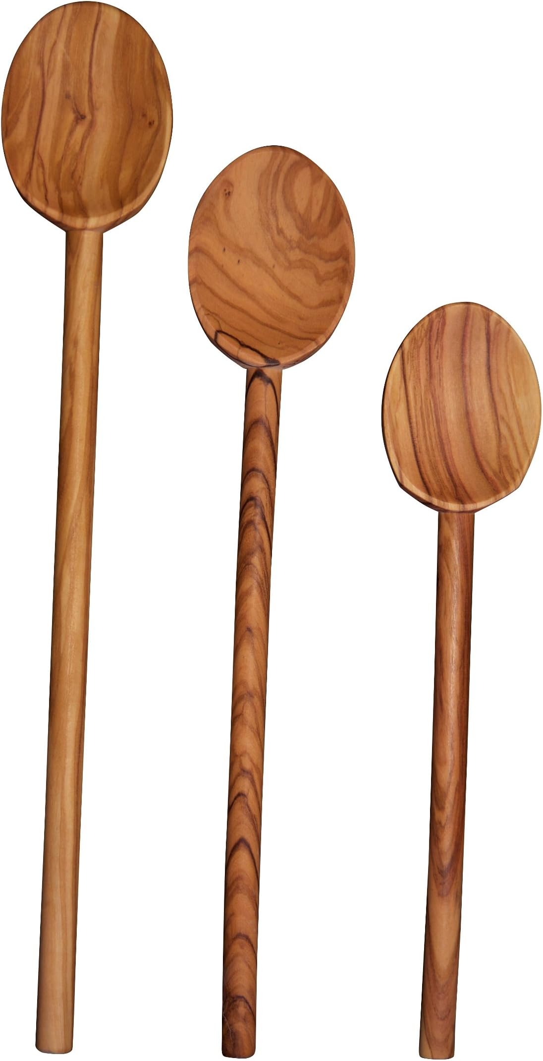 Scanwood Olive Wood Spoon (3 Cooking Spoon Set 10 12 14)