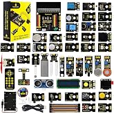 KEYESTUDIO 45 Sensors Starter Kit for BBC Microbit V2.2 V2 V1.5 | Sensor Breakout Board, i2c LCD, 5v Relay with Tutorials 57 Courses Coding for Teens Adults 15+ (Without Micro:bit)