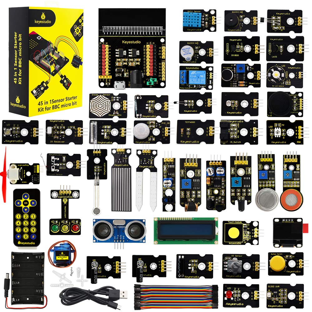 Mua KEYESTUDIO 45 Sensors Starter Kit for BBC Microbit V2.2 V2 V1.5 ...