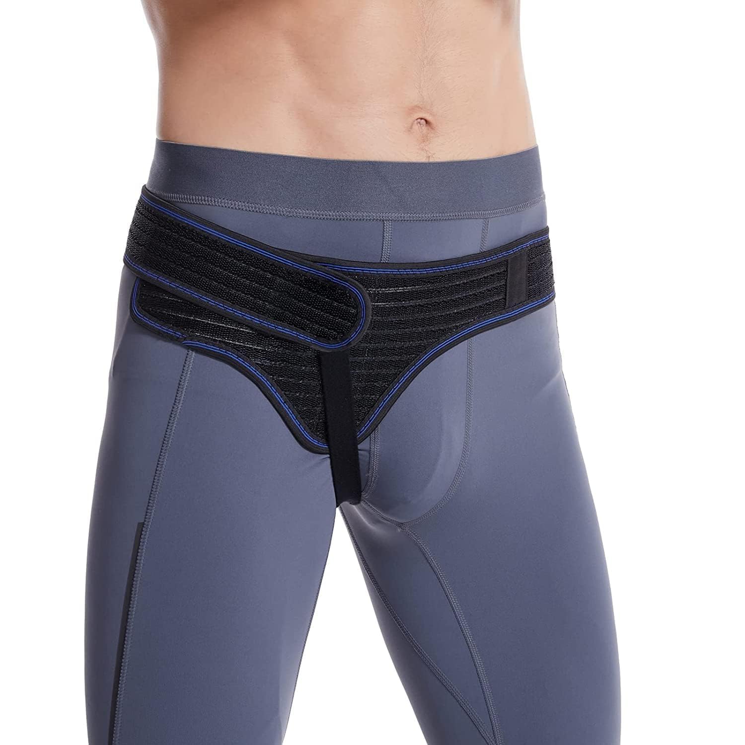 HEERTEEAJ Hernia Belt Truss for Men and Women Left or Right Side Supportive with Removable Compression, Femoral, Comfortable Adjustable Waist Strap Guard