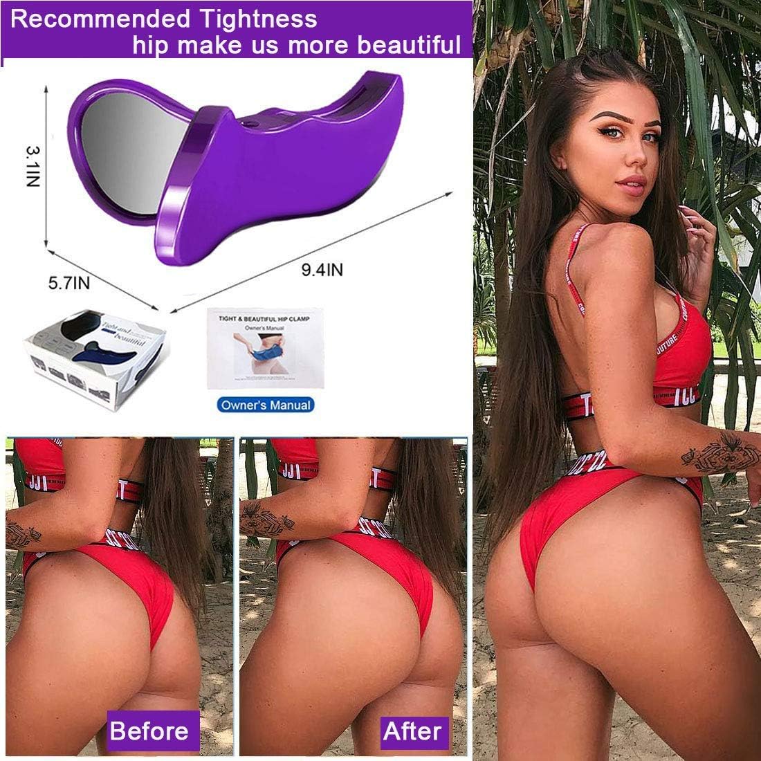 Kegel Exerciser Device – Kegels for Women – Improve Bladder Control, Postpartum Muscle Recovery, Reduce Thigh Fat, Tighten Buttocks and Glutes – Easy to Use Kegel Toner – Pelvic Floor Kegel Trainer: Sports & Outdoors