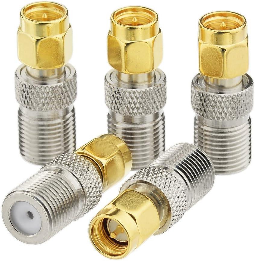 Eightwood SMA 4G Antenna Adapter SMA Male to FType Female Straight